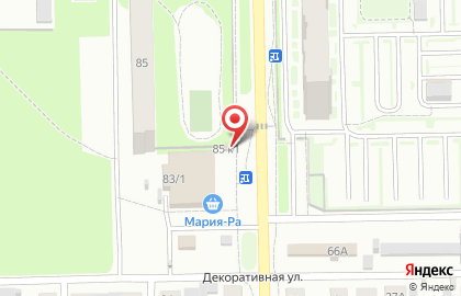 Киоск по продаже фруктов и овощей в Новосибирске на карте