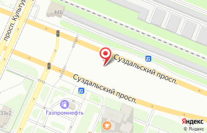 Кас # 15 на Суздальском проспекте на карте