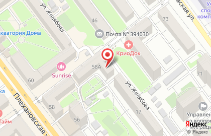 Селена в Воронеже на карте