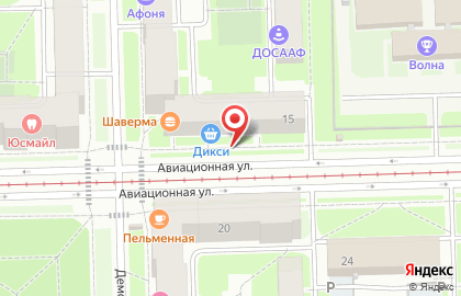 Павильон, Склад на карте