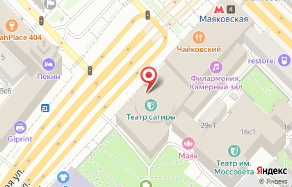Московский Академический Театр Сатиры на карте