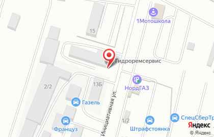 Арес в Орджоникидзевском районе на карте