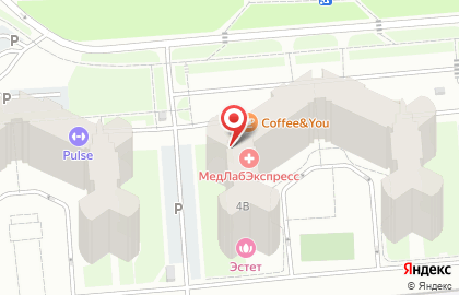 Медицинская лаборатория МедЛабЭкспресс на Холмогорской улице на карте