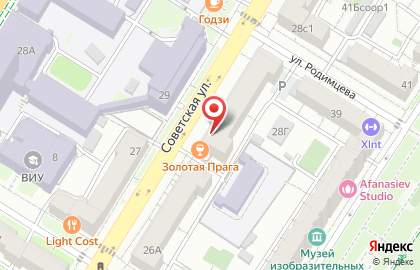 Кафе Коржик в Волгограде на карте
