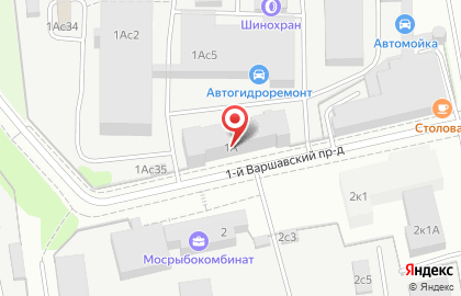 Мотошкола АкадемияМото в 1-м Варшавском проезде на карте
