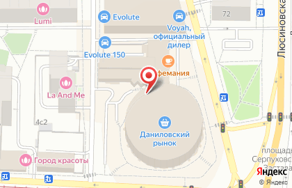 Контейнер для сбора одежды Второе дыхание в Даниловском районе на карте