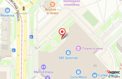 Суши-бар Осака в Центральном районе на карте