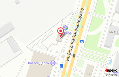 Доступная кофейня Подорожник на улице Богдана Хмельницкого на карте