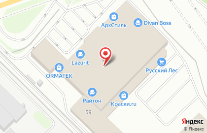 Мебельный салон Талисман на Рыбинской улице на карте