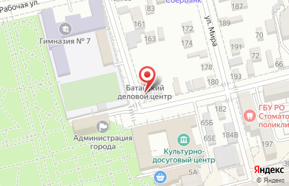 Адвокатский кабинет Белотелова К.А. на улице Ворошилова на карте