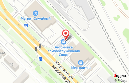 Автомойка самообслуживания Свояк в Ростове-на-Дону на карте