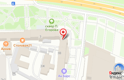 АК Барс Банк на Московском проспекте, 3 на карте
