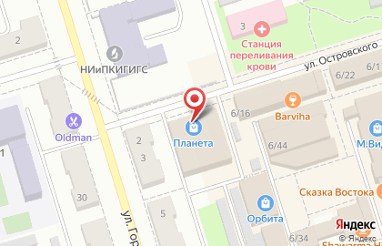 DNS Сервисный центр на улице Островского на карте