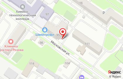 Компания Гарант на Московской улице на карте