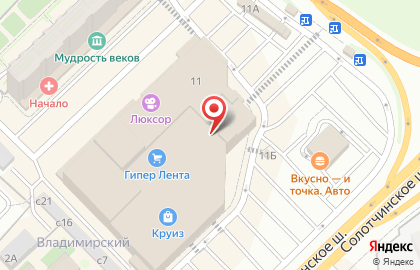 Банкомат ВТБ на Солотчинском шоссе на карте