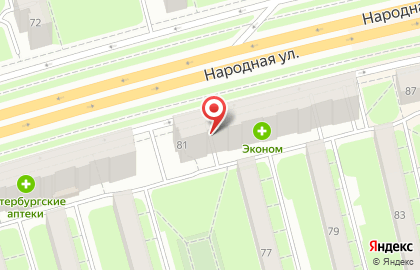 Химчистка БиоЛайф-Экспресс в Санкт-Петербурге на карте