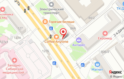 Киоск фастфудной продукции на улице Красный Путь на карте