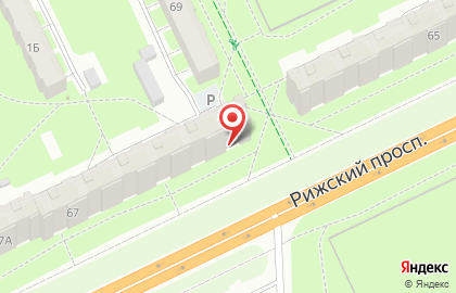 Прачечная в Пскове на карте