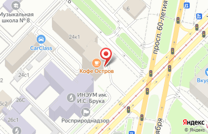 Банкомат СберБанк в Гагаринском районе на карте