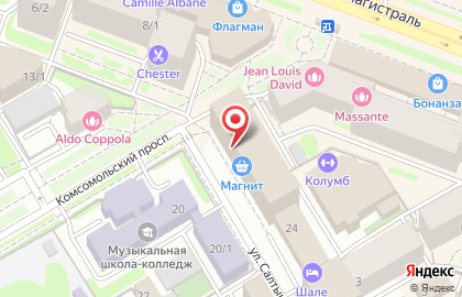 Кафе Ассоль на Площади Гарина-Михайловского на карте