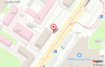 Магазин подарков и товаров для дома Эллина на Симферопольском бульваре на карте