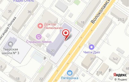 Тверской клуб единоборств Чёрный самурай на карте