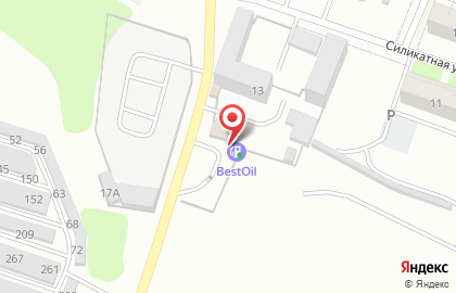 АЗС BestOil на Силикатной улице на карте