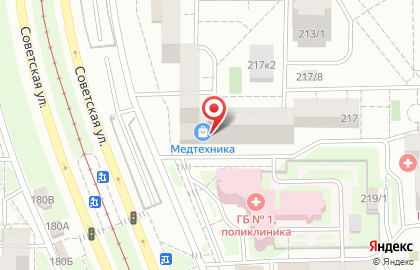 Магазин медицинских товаров Медтехника-Интермед в Орджоникидзевском районе на карте