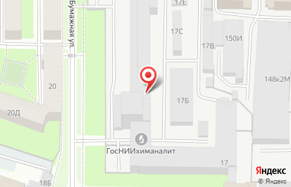 Международная ювелирная школа на Бумажной улице на карте