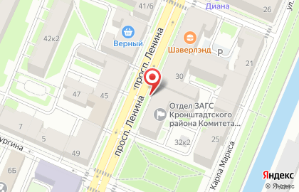 ЗАГС Кронштадтского района на карте
