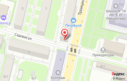 Туристическое агентство Ямайка на Садовой улице на карте