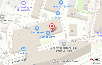 Авиакомпания Аэрофлот в Москве на карте