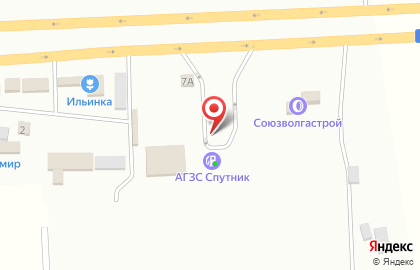 АГЗС Росгаз на Придорожной улице на карте
