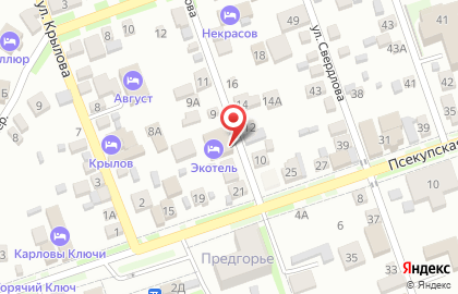 Гостевой дом Экотель на карте