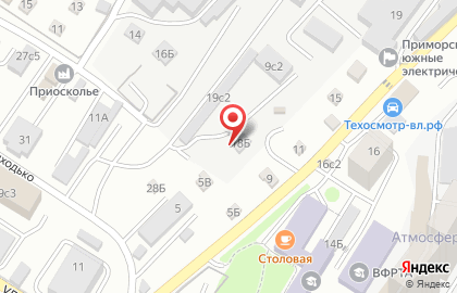 Автостоянка во Владивостоке на карте