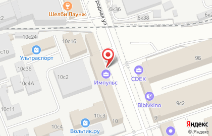 Импульс в Москве на карте