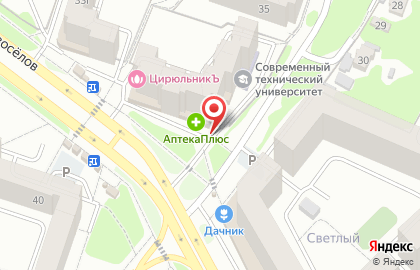 Магазин кондитерских изделий Акконд на улице Новосёлов на карте