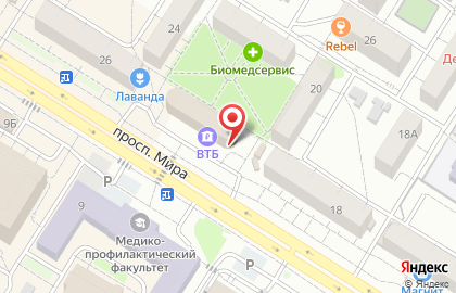 Фирменный магазин Свежевъ в Советском районе на карте