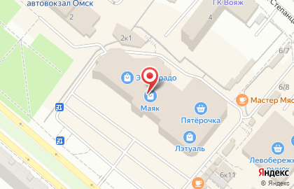 «Планета меха» магазин верхней женской одежды в Омске. на карте