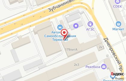 Торгово-производственная компания Акрон Металл Ресурс на Зубчаниновском шоссе на карте