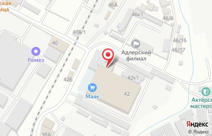 Производственная компания Адлерхлеб на карте