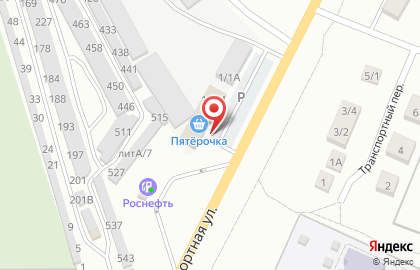 Магазин пива Разливной Рай на Транспортной улице на карте