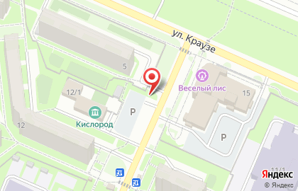 Автостоянка в Новосибирске на карте