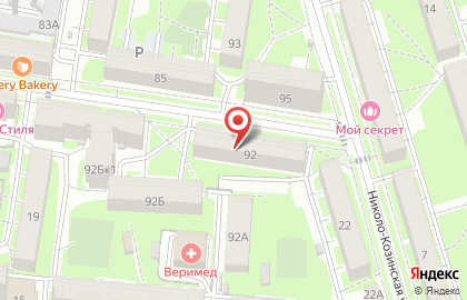 Белый Кот на улице Дзержинского на карте