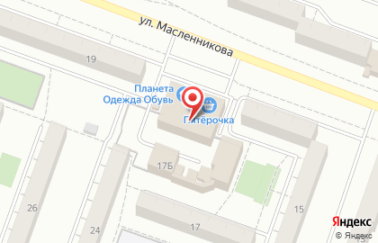 Швейная фабрика Apparel на улице Масленникова на карте