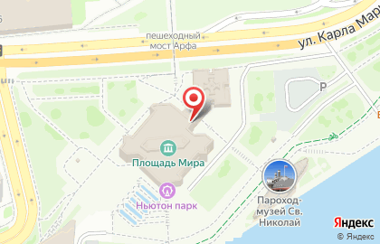Гранд на улице Мира на карте