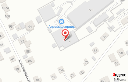 Оптовая фирма Хозторг в Комсомольском переулке на карте