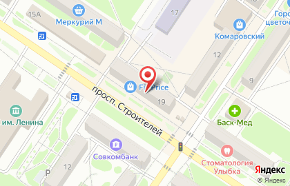 Оператор связи МегаФон, оператор связи на проспекте Строителей на карте