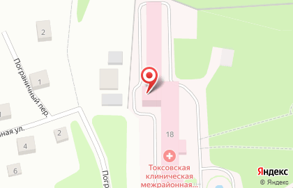 Токсовская районная больница на карте
