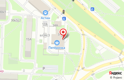 Супермаркет Магнит на улице Лескова на карте